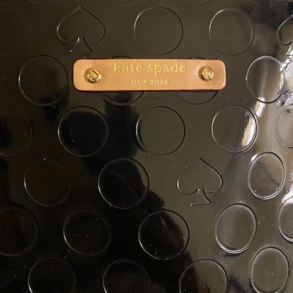 Kate Spade Black Patent Leather Tote